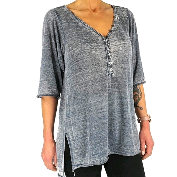 We the Free Long Sleeve Henley Size X Small - Picture 5 of 7